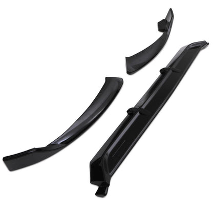 Mercedes C Class Coupe AMG Line W205 Splitter Lip Spoiler 2014-2018 Gloss Black