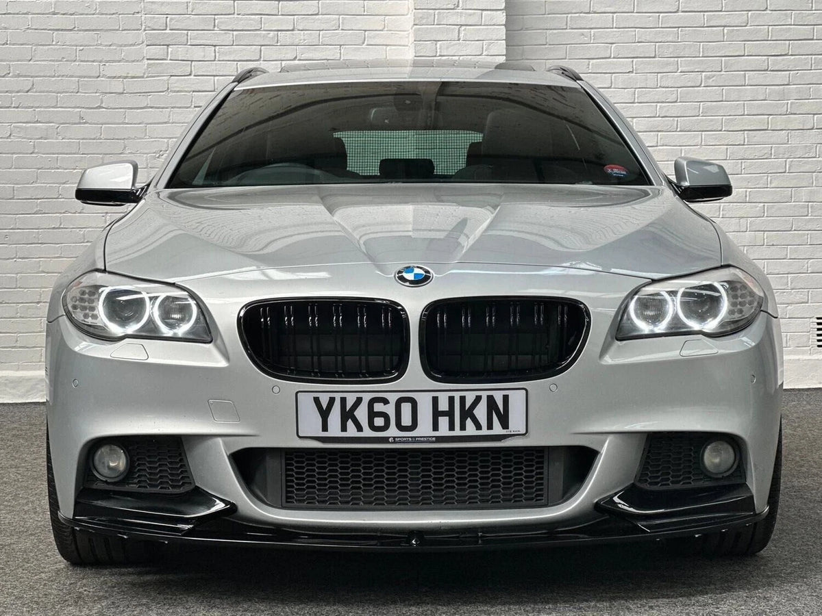 BMW 5 SERIES F10 F11 M5 FRONT LIP SPLITTER SPOILER GLOSS BLACK M PERFORMANCE