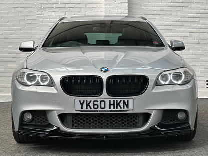 BMW 5 SERIES F10 F11 M5 FRONT LIP SPLITTER SPOILER GLOSS BLACK M PERFORMANCE