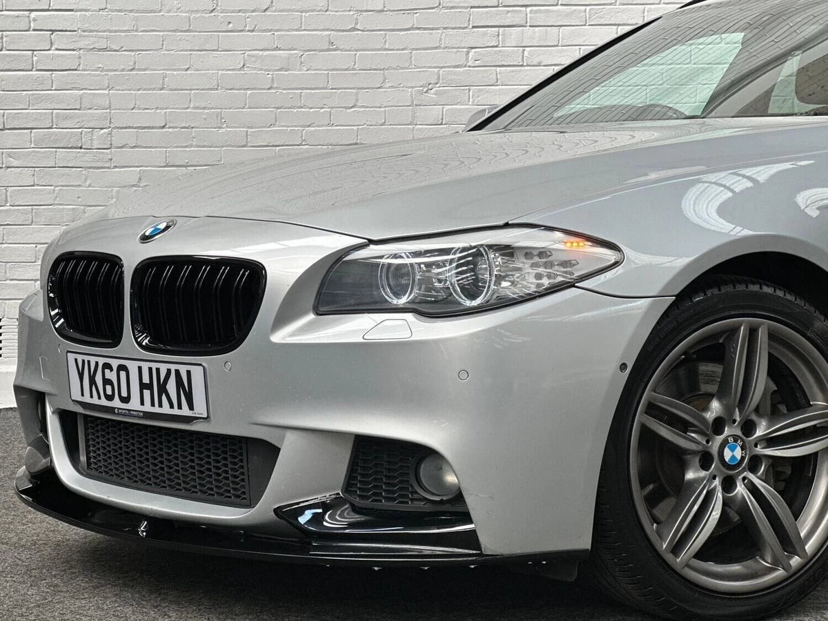 BMW 5 SERIES F10 F11 M5 FRONT LIP SPLITTER SPOILER GLOSS BLACK M PERFORMANCE