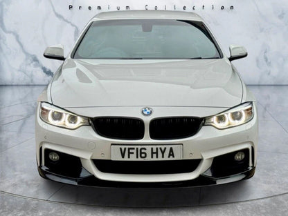FRONT SPLITTER SPOILER LIP CORNERS F32 F33 F36 SERIES 2009-2019 GLOSS BLACK