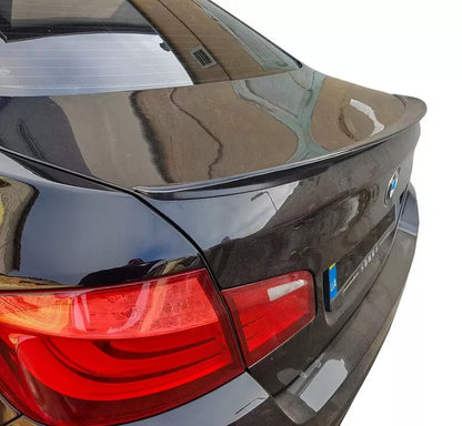 FOR BMW 5 SERIES F10 M SPORT REAR TRUNK LID LIP BOOT SPOILER GLOSS BLACK 10-16