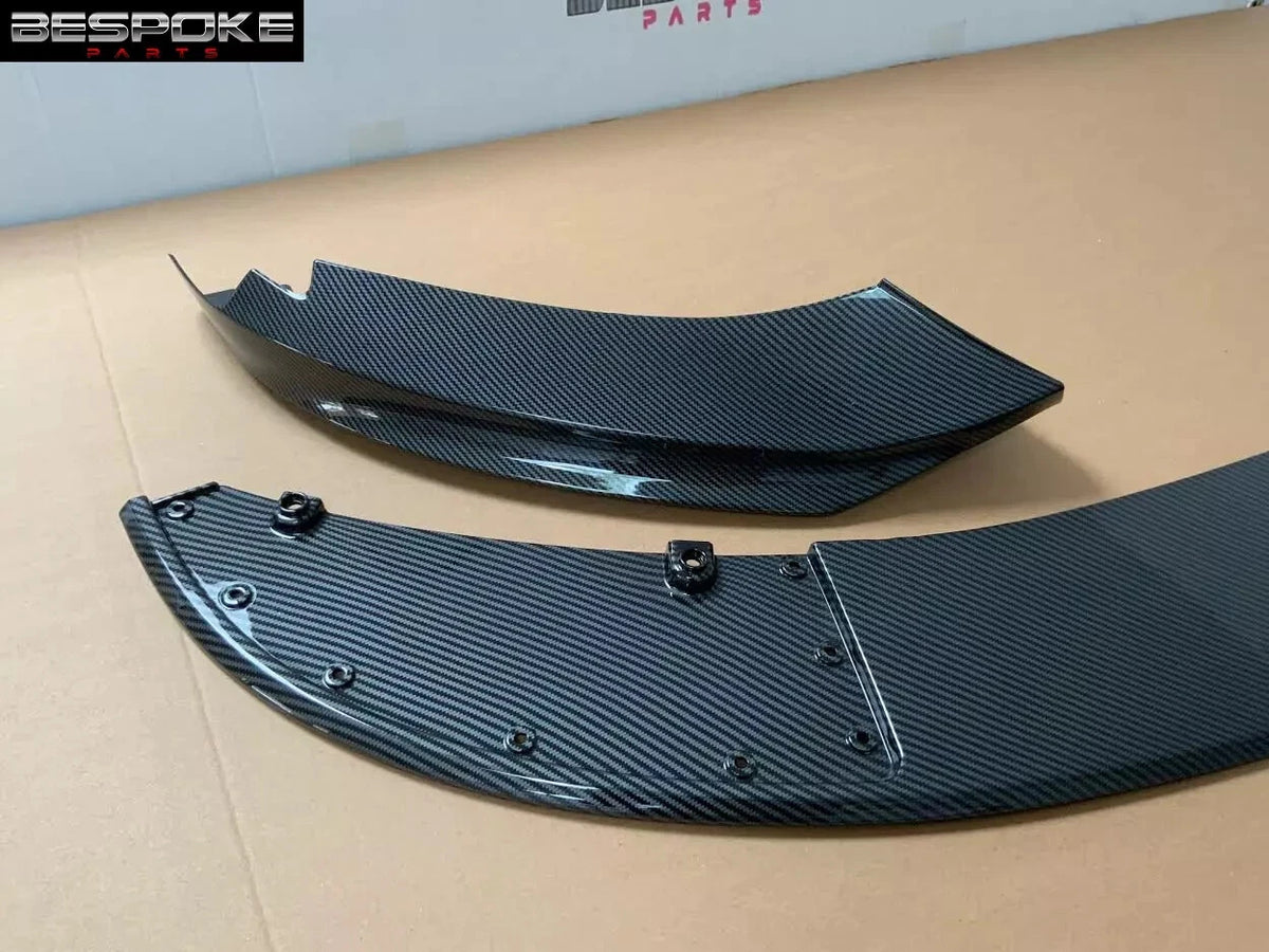 BMW 4 SERIES F32 F33 F36 REAR DIFFUSER + FRONT LIP SPLITTER SPOILER CARBON LOOK