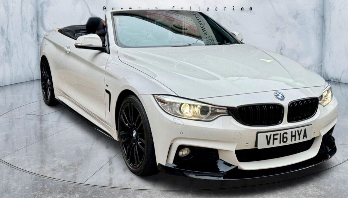 FRONT SPLITTER SPOILER LIP CORNERS F32 F33 F36 SERIES 2009-2019 GLOSS BLACK