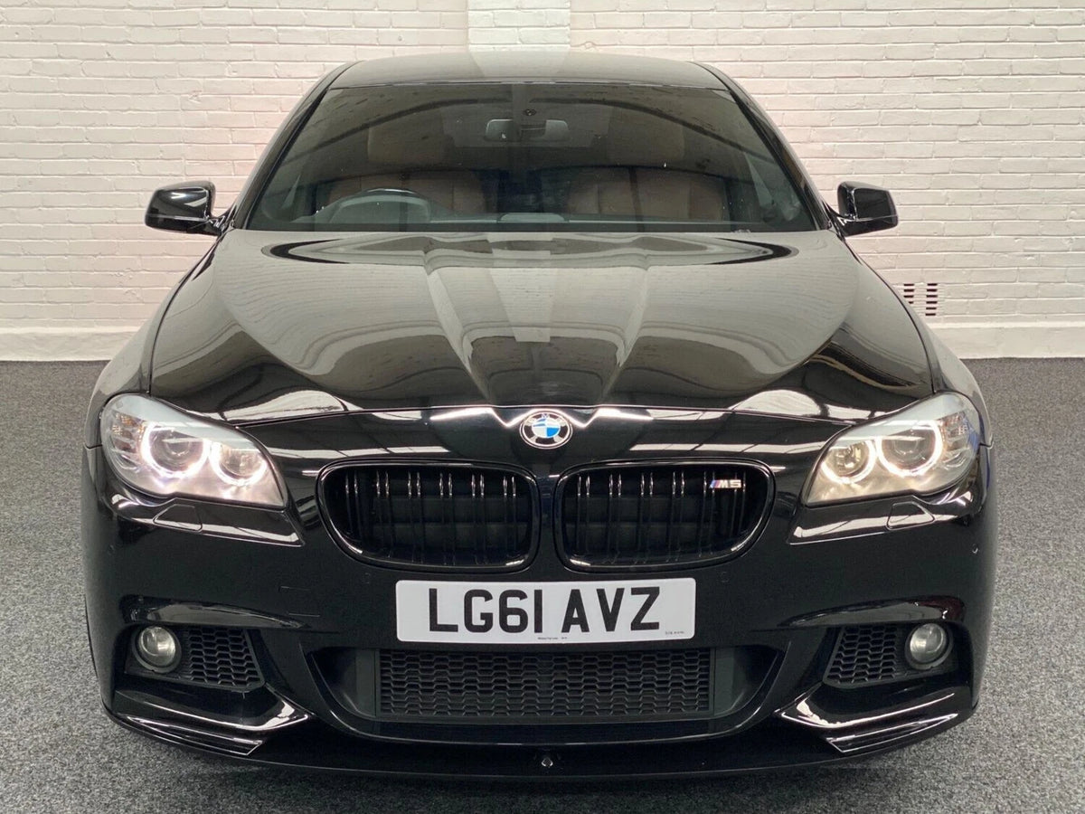 FOR BMW 5 SERIES F10 F11 M5 M SPORT LIP FRONT SPLITTER GLOSS BLACK M PERFORMANCE