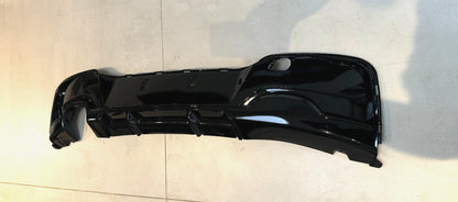 BMW 1 SERIES F20 F21 PRE-LCI REAR DIFFUSER GLOSS BLACK LIP BUMPER VALANCE 11-15