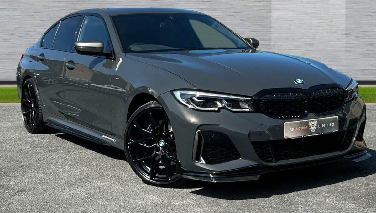 FOR BMW 3 SERIES G20 G21 FRONT BUMPER SPLITTER LIP SPOILER M PERFORMANCE BLACK