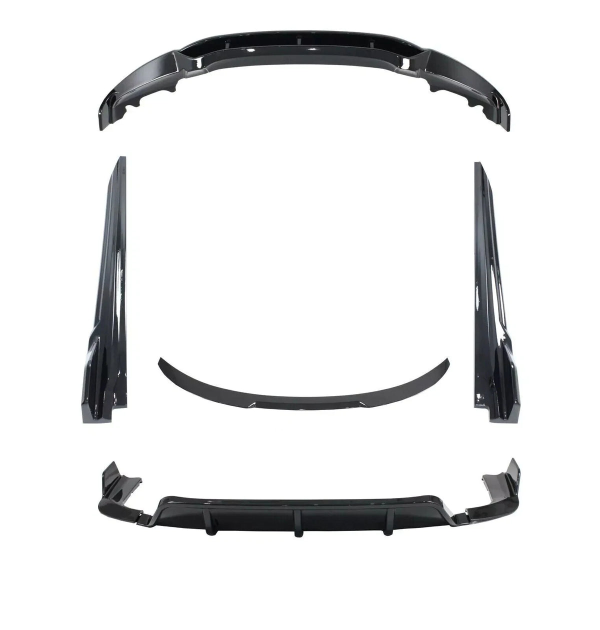 FOR BMW X6 F16 TRANSFORM AERO BODYKIT FRONT SPLITTER LIP REAR DIFFUSER M SPORT