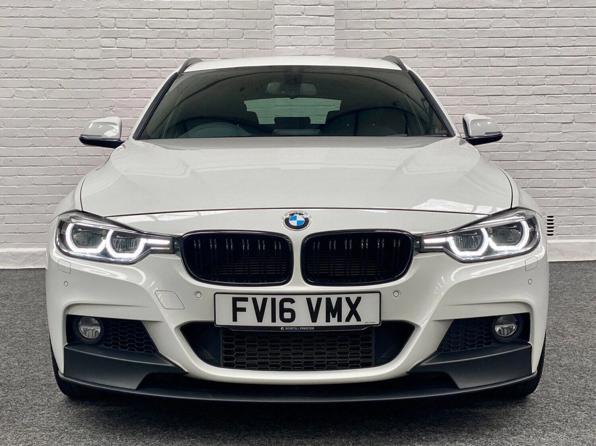 FRONT LIP SPLITTER MATTE BLACK FOR BMW 3 SERIES F30 F31 M SPORT SPOILER BUMPER
