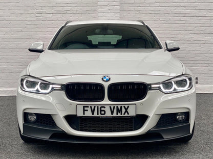 FRONT LIP SPLITTER MATTE BLACK FOR BMW 3 SERIES F30 F31 M SPORT SPOILER BUMPER
