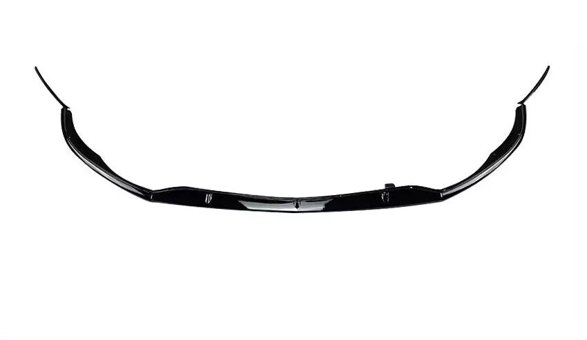 Mercedes C Class C63 AMG Gloss Black Front Splitter Spoiler Lip Body Kit 2015-22