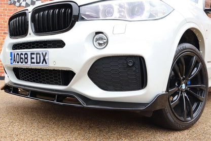 BMW FRONT SPLITTER SPOILER LIP X5 F15 M PERFORMANCE GLOSS BLACK 13-18 M SPORT