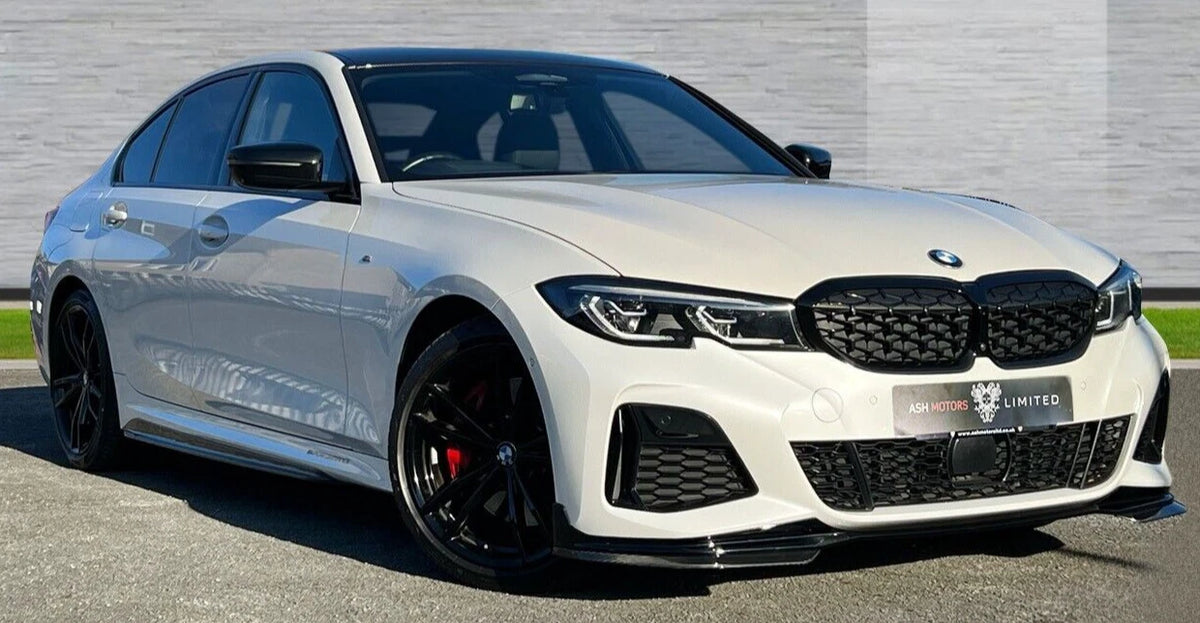 FOR BMW 3 SERIES G20 G21 FRONT BUMPER SPLITTER LIP SPOILER M PERFORMANCE BLACK