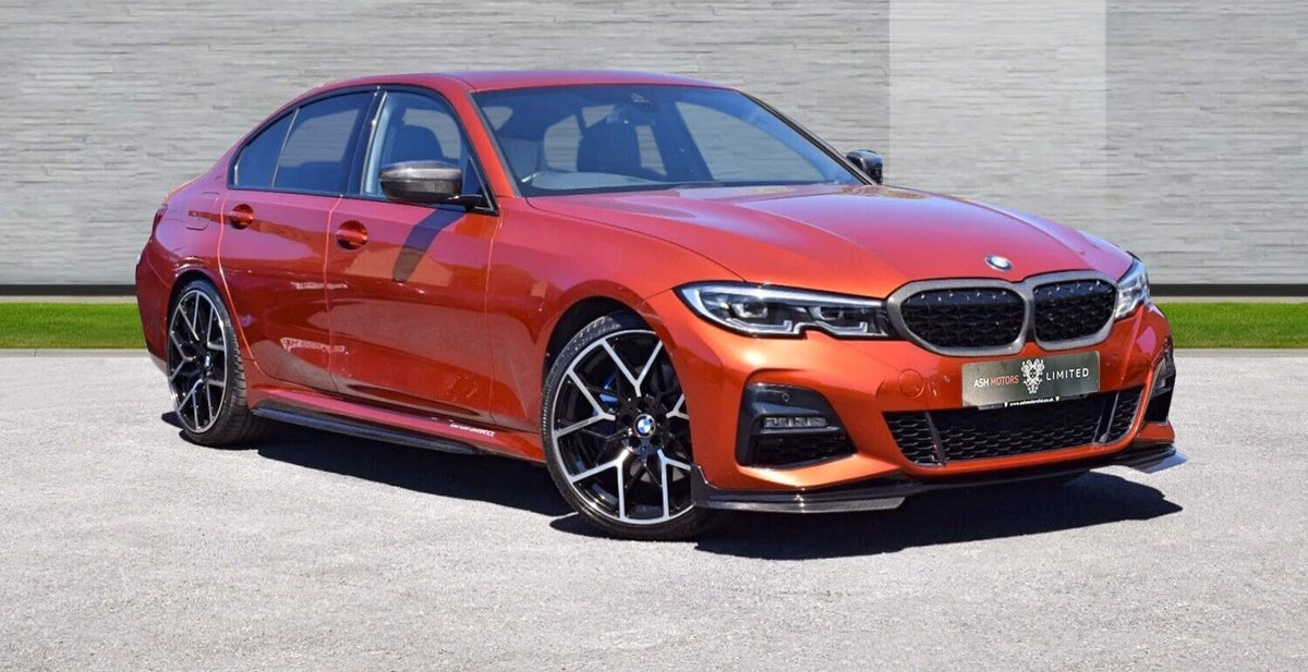 FOR BMW 3 SERIES G20 G21 FRONT BUMPER SPLITTER LIP SPOILER M PERFORMANCE BLACK