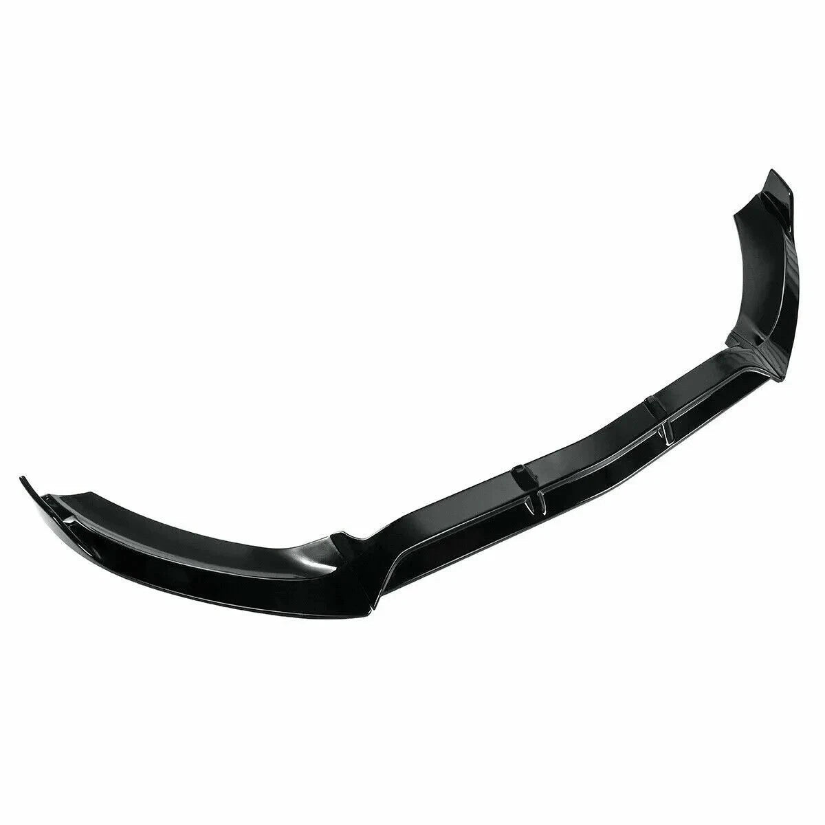 GLOSS BLACK FRONT SPLITTER SPOILER LIP FITS FOR MERCEDES C CLASS W205 C205 14-19