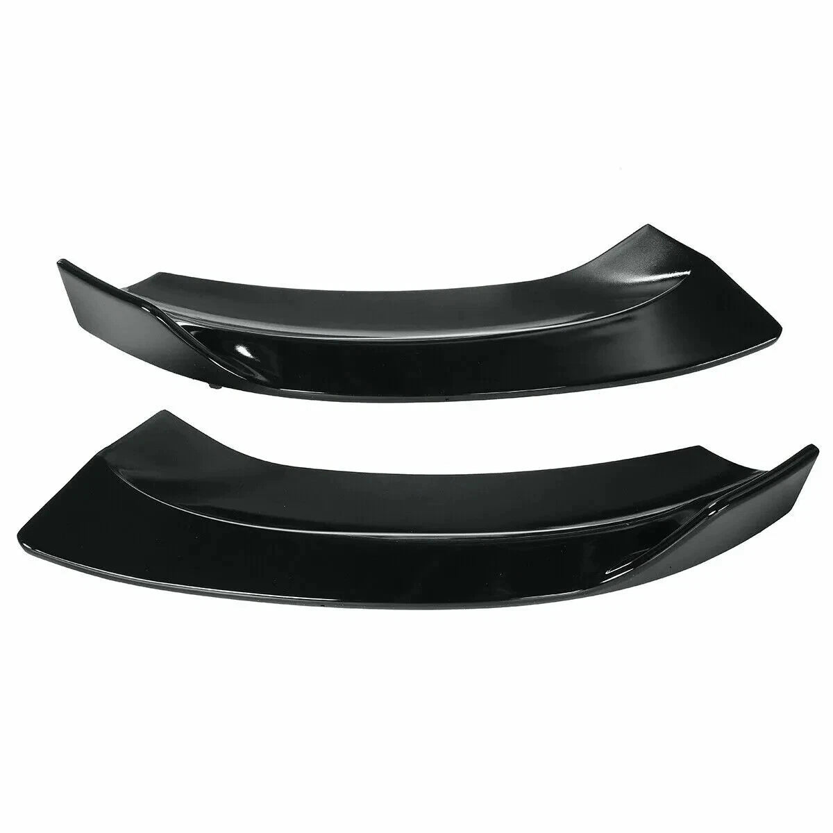 GLOSS BLACK FRONT SPLITTER SPOILER LIP FITS FOR MERCEDES C CLASS W205 C205 14-19