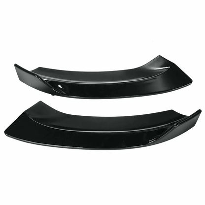 GLOSS BLACK FRONT SPLITTER SPOILER LIP FITS FOR MERCEDES C CLASS W205 C205 14-19