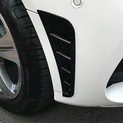 Front Bumper Side Air Vent Splitter Spoiler Canard For Mercedes C Class W205