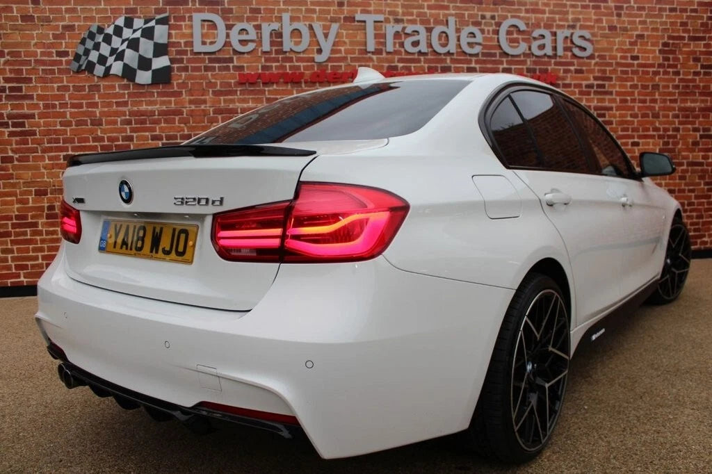 FOR BMW 3 SERIES F30 F80 REAR TRUNK LIP BOOT SPOILER GLOSS BLACK M SPORT M STYLE
