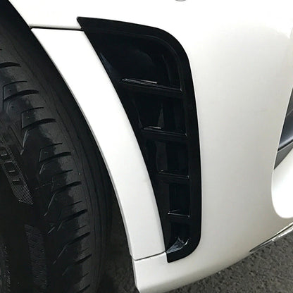 Front Bumper Side Air Vent Splitter Spoiler Canard For Mercedes C Class W205