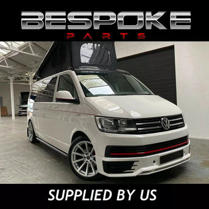 FOR VW T6 SPORTLINE BUMPER LOWER TOW EYE COVER LIP PRIMMED GRILL TRANSPORTER