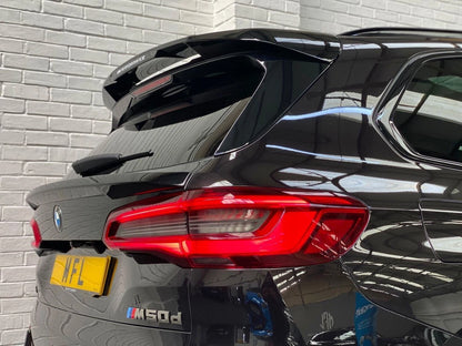 FOR BMW X5 G05 M SPORT REAR TRUNK BOOT SPOILER LIP GLOSS BLACK TOP BODYKIT 2019+