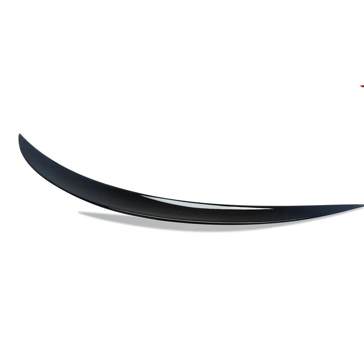 FOR MERCEDES E CLASS W213 BOOT SPOILER SALOON C63 STYLE GLOSS BLACK LIP 2016 +
