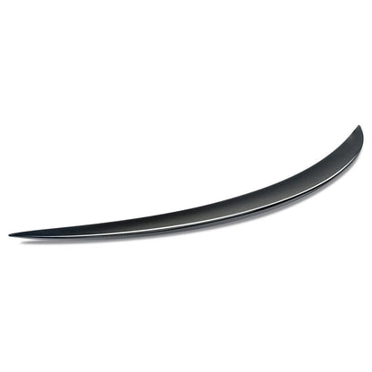 FOR MERCEDES E CLASS W213 BOOT SPOILER SALOON C63 STYLE GLOSS BLACK LIP 2016 +