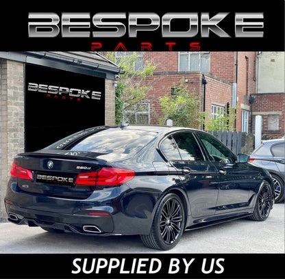 FOR BMW 5 SERIES G30 LIP REAR WING BOOT SPOILER TRUNK M PERFORMANCE GLOSS BLACK
