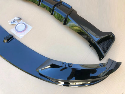 FOR BMW 4 SERIES F32 F 33 F36 M PERFORMANCE GLOSS BLACK REAR DIFFUSER FRONT LIP
