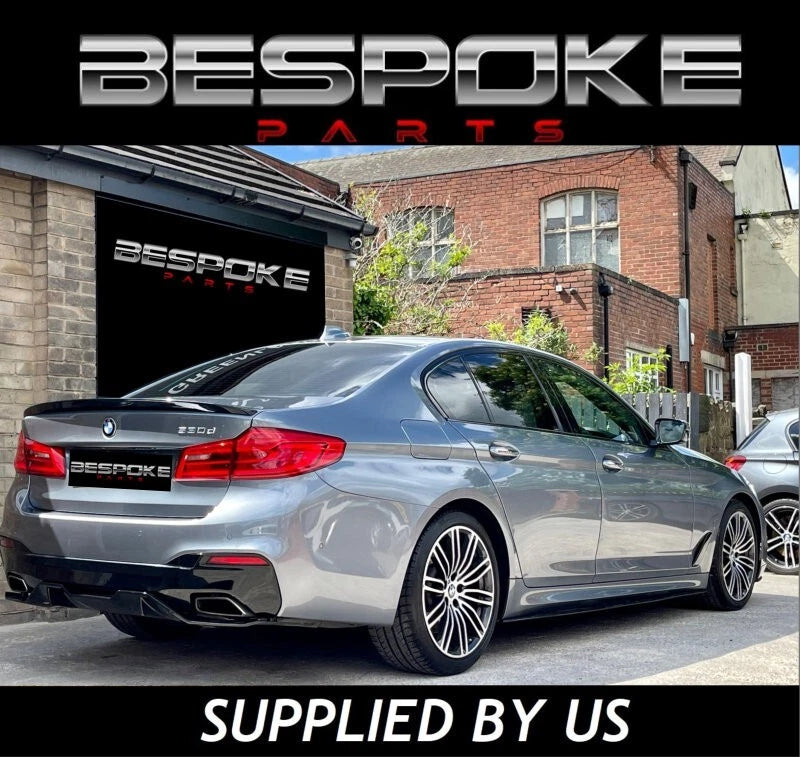 FOR BMW 5 SERIES G30 LIP REAR WING BOOT SPOILER TRUNK M PERFORMANCE GLOSS BLACK