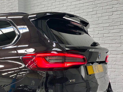 FOR BMW X5 G05 M SPORT REAR TRUNK BOOT SPOILER LIP GLOSS BLACK TOP BODYKIT 2019+