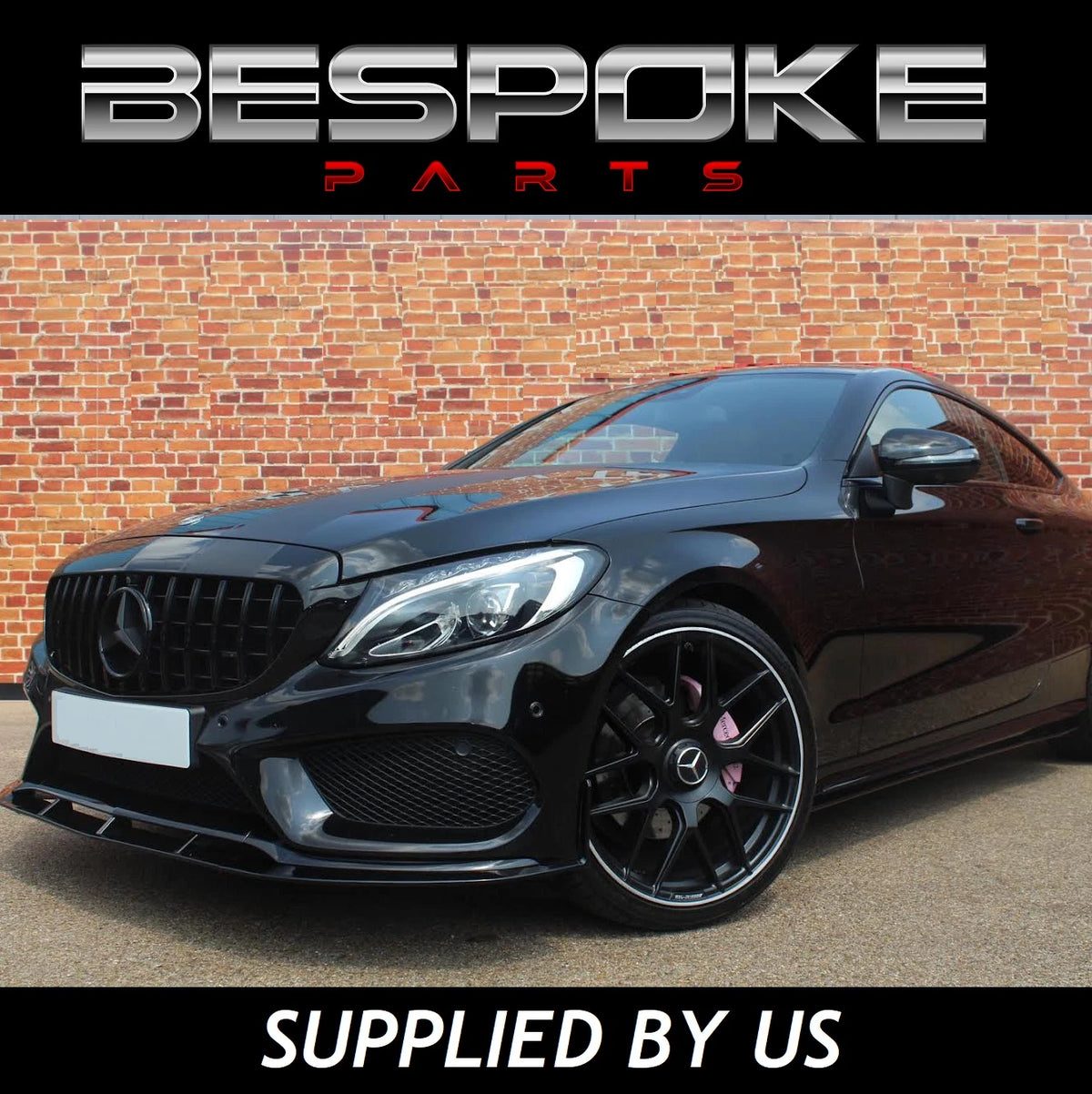 FOR MERCEDES W205 W204 C205 W176 A CARBON LOOK BLACK SIDE SKIRT EXTENTION LIP