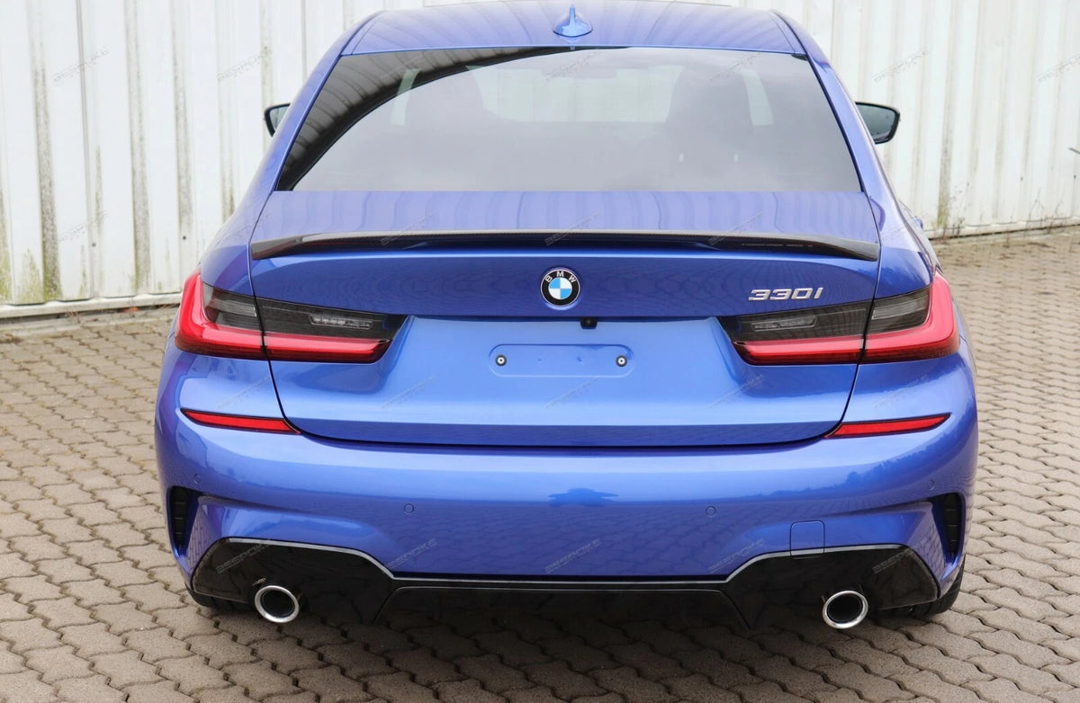 FOR BMW G20 G21 M PERFORMANCE KIT GLOSS BLK STYLE FRONT LIP 3 SERIES BODYKIT