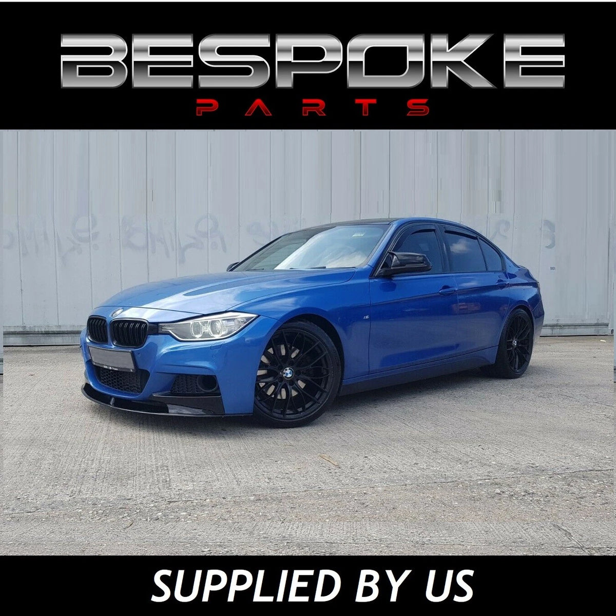 FOR BMW F30 FRONT LIP SPLITTER REAR DIFFUSER SPOILER M PERFORMANCE BODYKIT