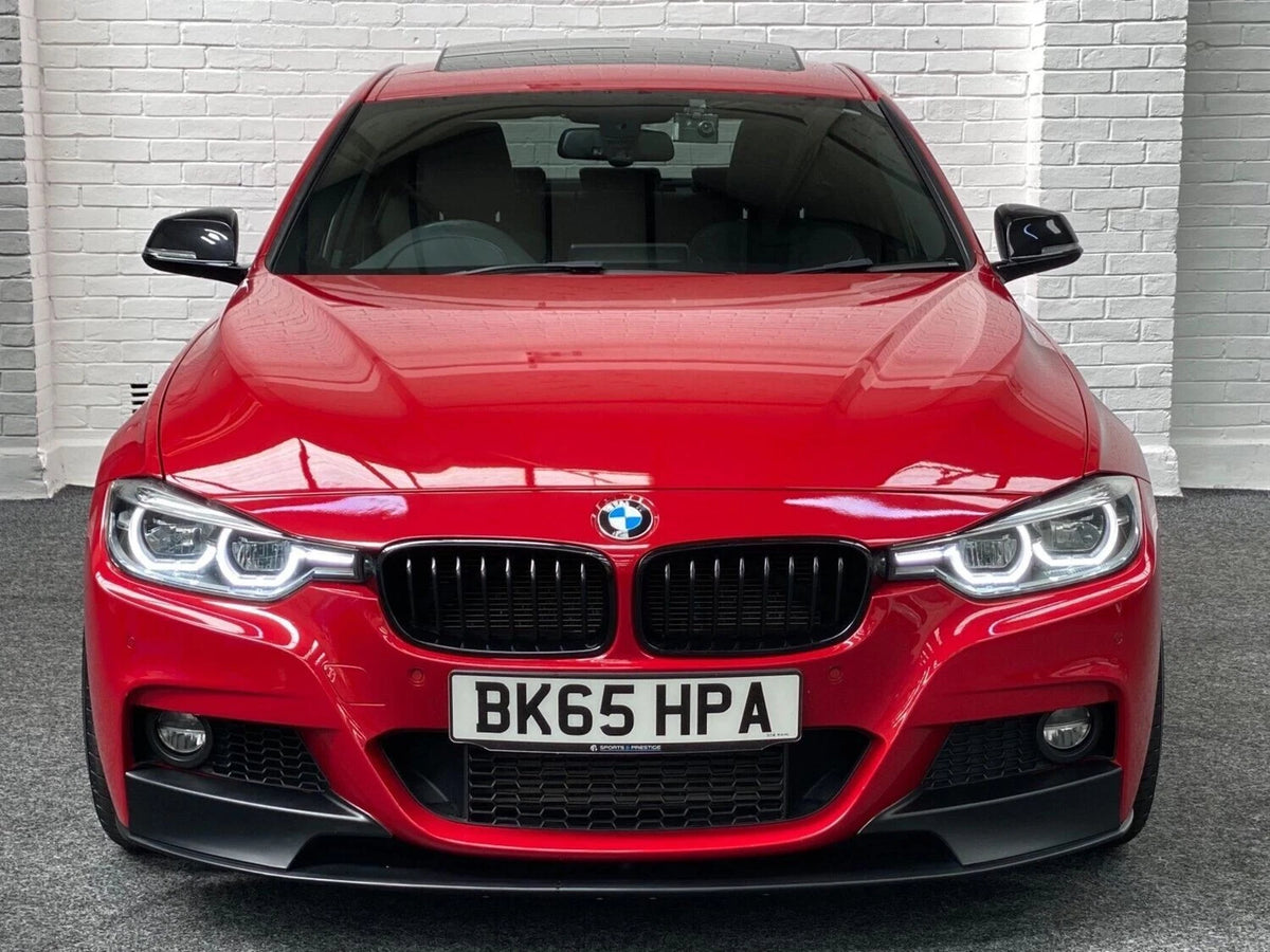 FRONT LIP SPLITTER MATTE BLACK FOR BMW 3 SERIES F30 F31 M SPORT SPOILER BUMPER