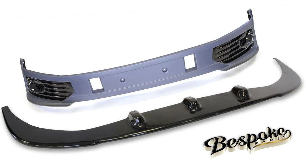 VW SPORTLINE STYLE LOWER FRONT SPLITTER LIP + BUMPER FOR VW T5 T5.1 TRANSPORTER ABS