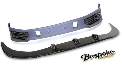 VW SPORTLINE STYLE LOWER FRONT SPLITTER LIP + BUMPER FOR VW T5 T5.1 TRANSPORTER ABS