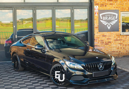 FOR MERCEDES C CLASS W205 C205 A205 SE STANDARD FRONT LIP SPLITTER SPOILER GLOSS