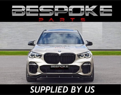 GLOSS BLACK BMW X5 G05 AERO BODY KIT FRONT LIP REAR DIFFUSER SIDE SKIRT SPLITTER
