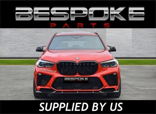 GLOSS BLACK BMW X5 G05 AERO BODY KIT FRONT LIP REAR DIFFUSER SIDE SKIRT SPLITTER