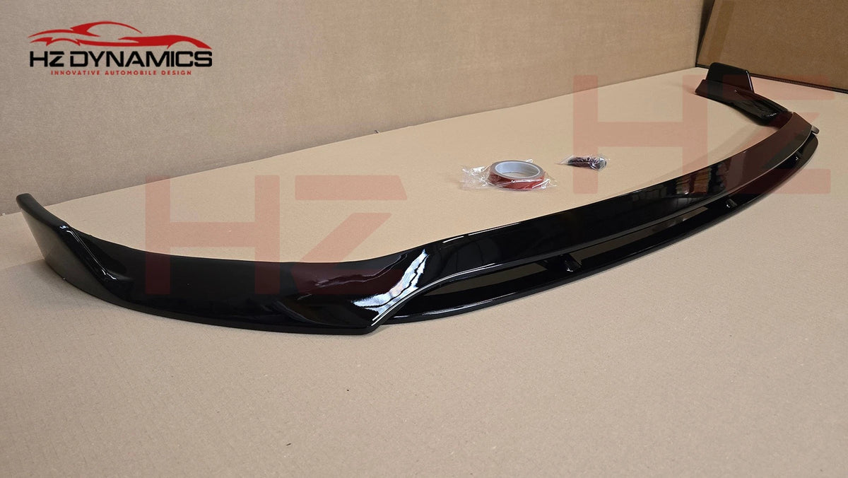 FOR MERCEDES C CLASS W205 C205 AMG LINE GLOSS BLACK FRONT LIP SPLITTER 2018-2021