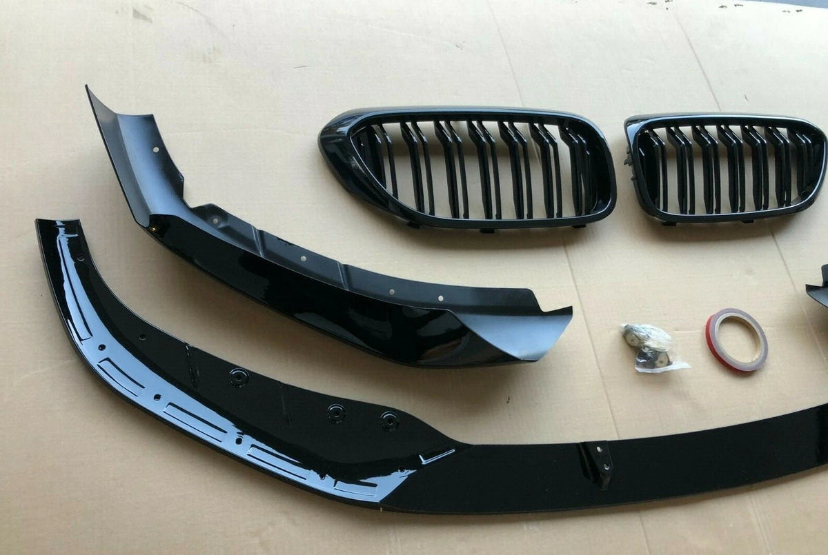 FOR BMW 5 SERIES G30 G31 FRONT SPLITTER LIP SKIRT GRILL SIDE SKIRT M PERFORMANCE