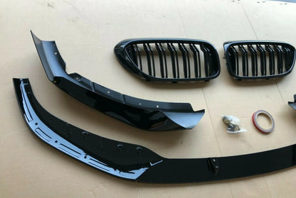 FOR BMW 5 SERIES G30 G31 FRONT SPLITTER LIP SKIRT GRILL SIDE SKIRT M PERFORMANCE
