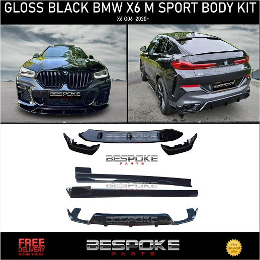 FOR BMW X6 G06 AERO FRONT LIP BODYKIT SPLITTER SIDE SKIRT REAR DIFFUSER 2019+