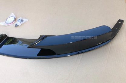 FOR BMW 3 SERIES F30 F31 FRONT LIP SPLITTER GLOSS BLACK M SPORT DIFFUSER SPOILER