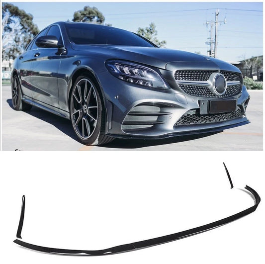 Sport Spoiler Spoiler Lip Splitter Front For Mercedes W205 Facelift AMG Line