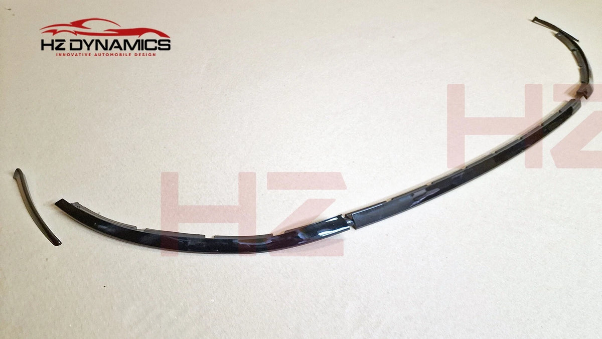 Gloss BLack Front Lip Splitter Spoiler For Mercedes C Class W205 C205 AMG 2019+