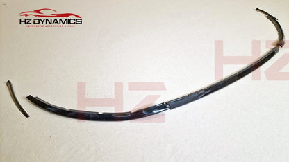 Gloss BLack Front Lip Splitter Spoiler For Mercedes C Class W205 C205 AMG 2019+