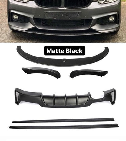 FOR BMW F32 F36 4 SERIES BODY KIT BODY CARBON FRONT LIP SIDE SKIRT REAR DIFFUSER